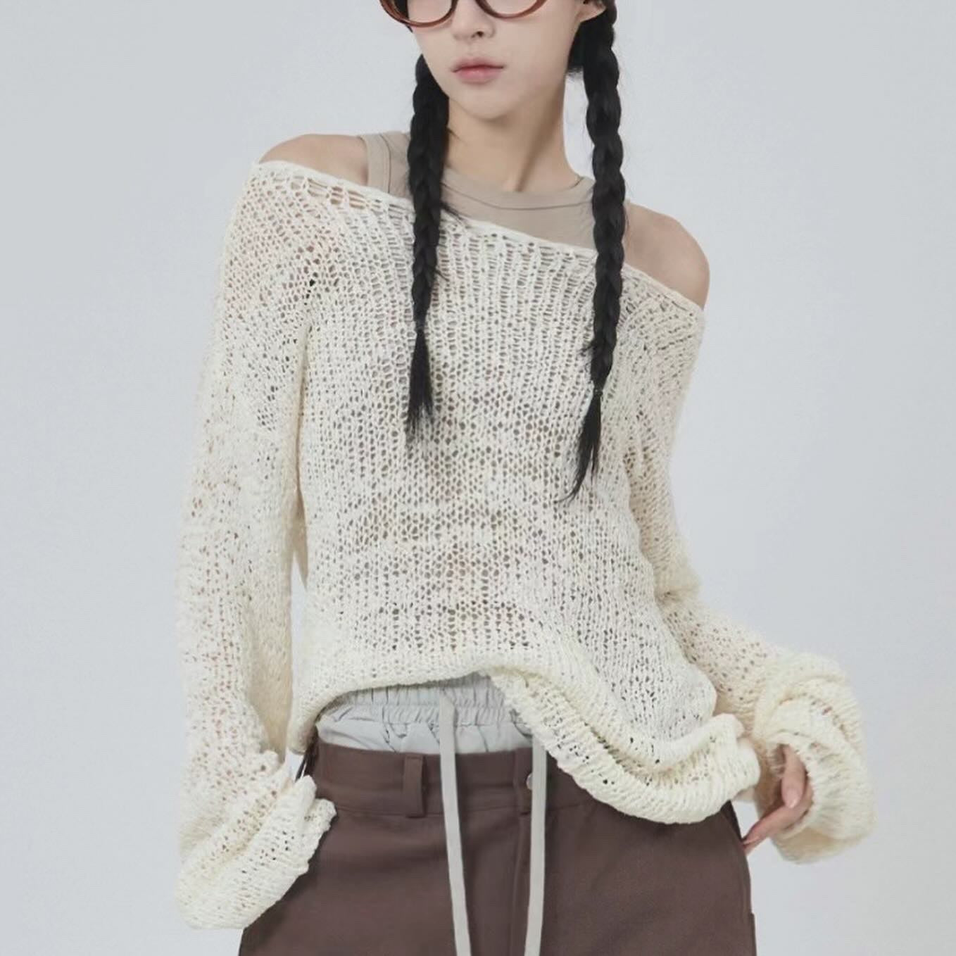 Causal knit top