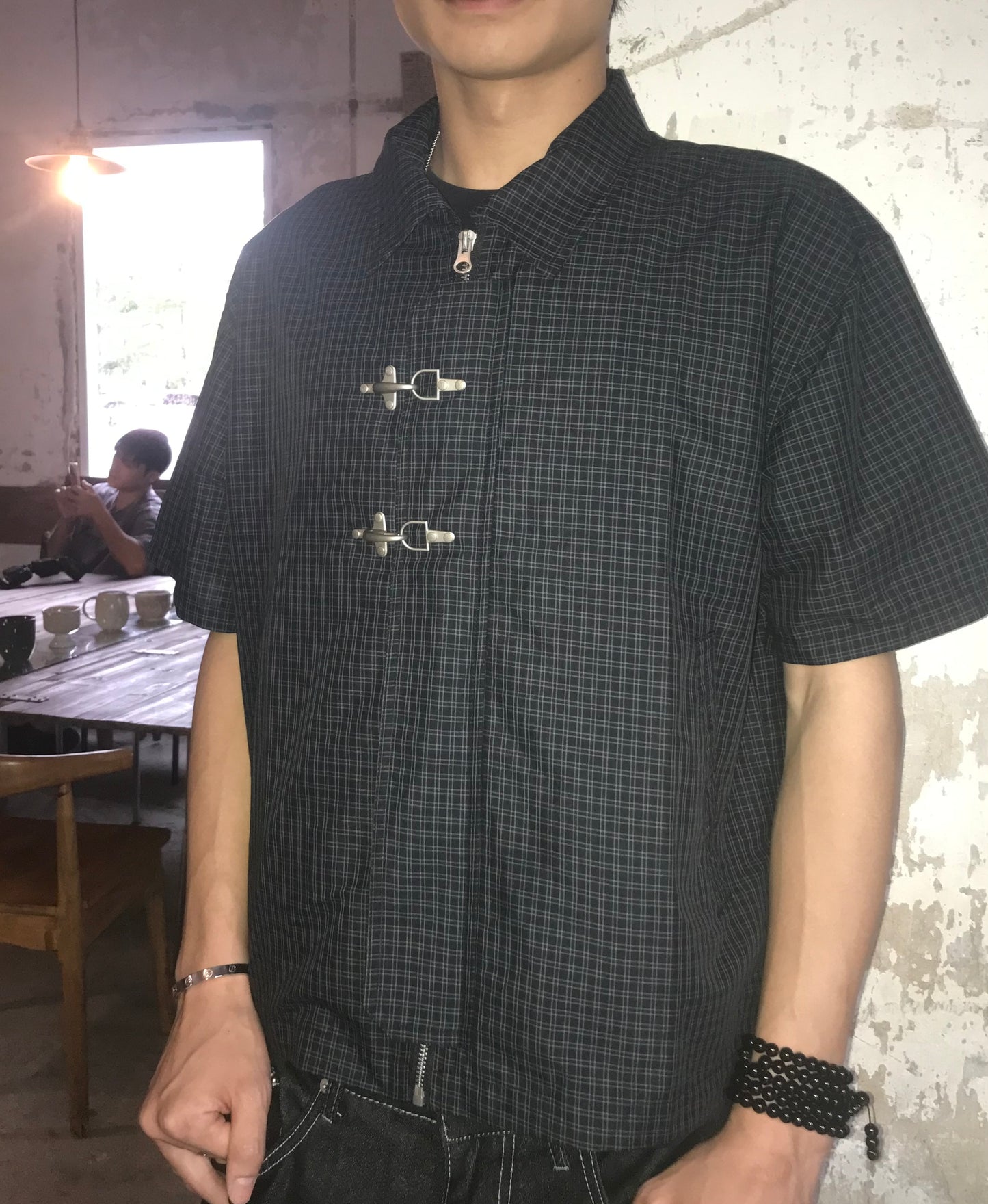 Special!!✨✨Unisex 短版消防扣恤衫￼