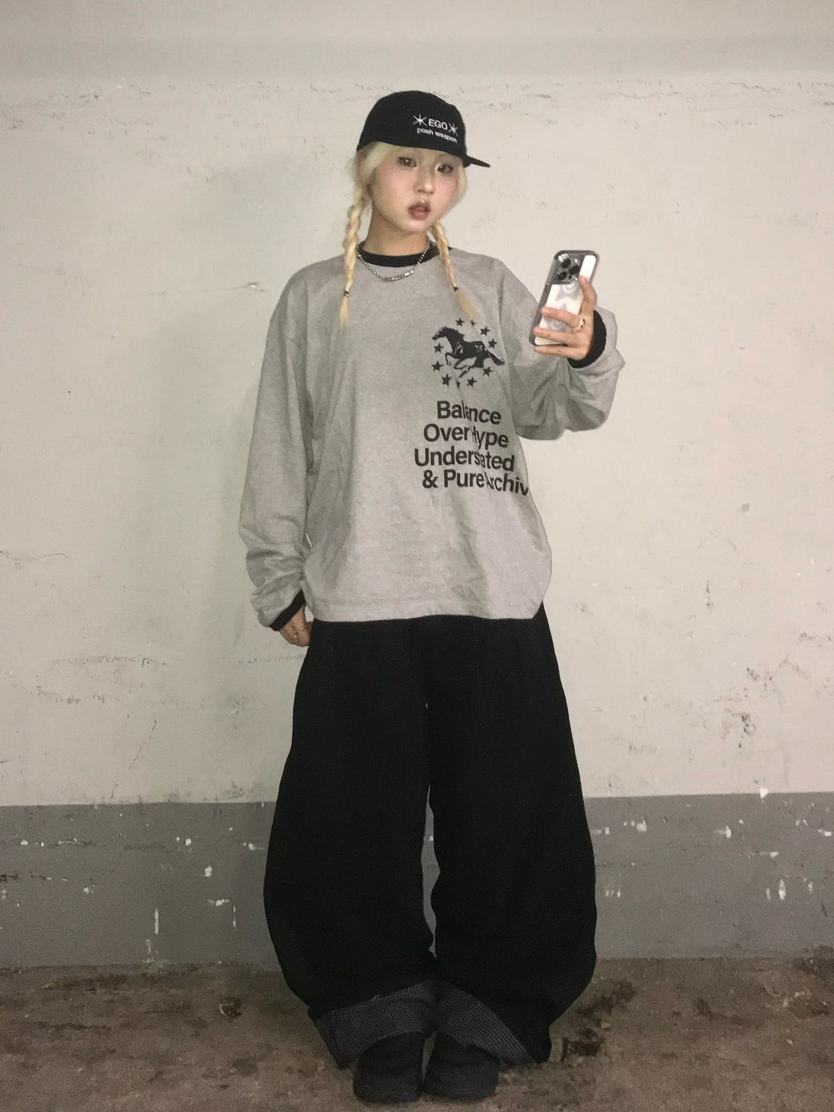 Unisex horse tee