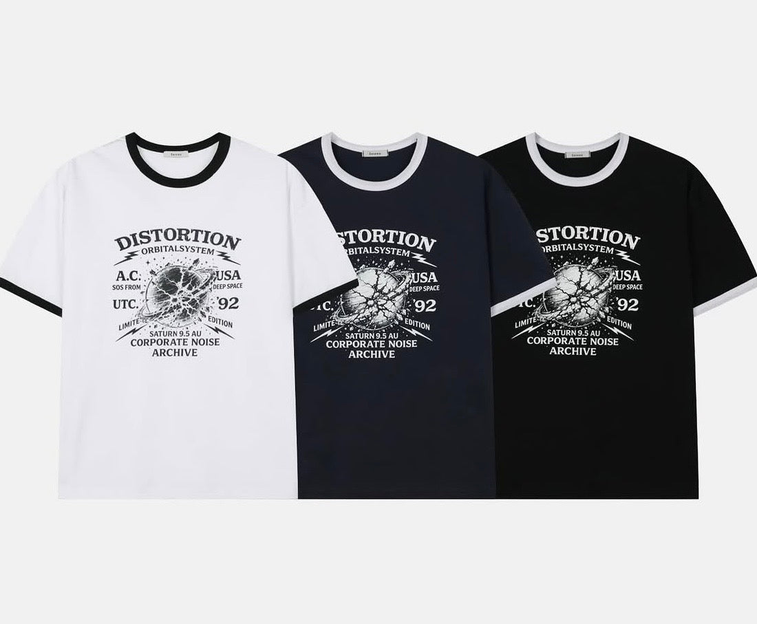 Unisex distortion tee