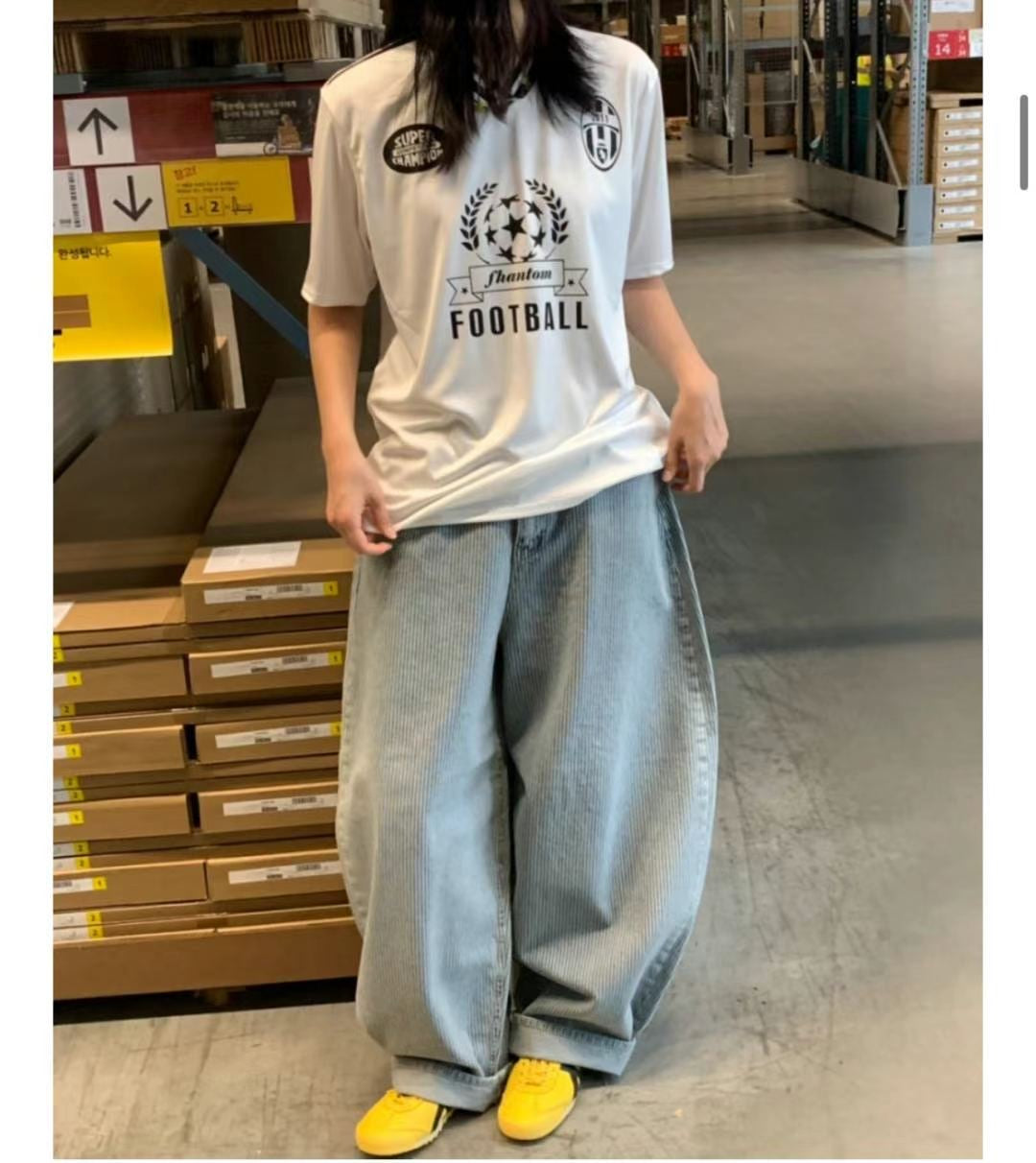 Unisex perfect striped pants