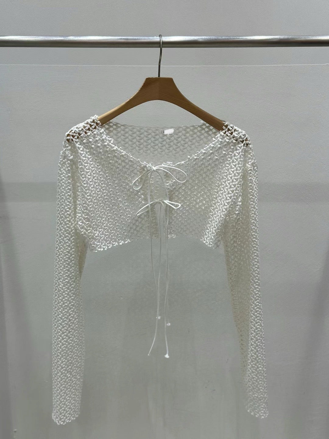 Summer net crop top