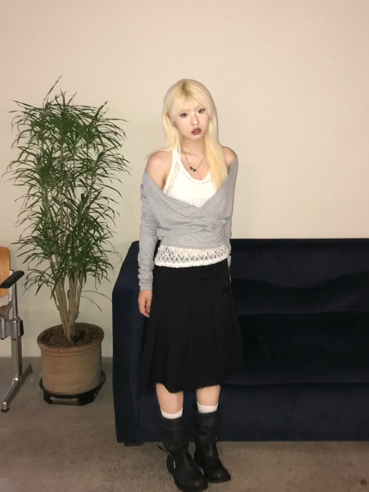 Autumn lace top set (可分拆)