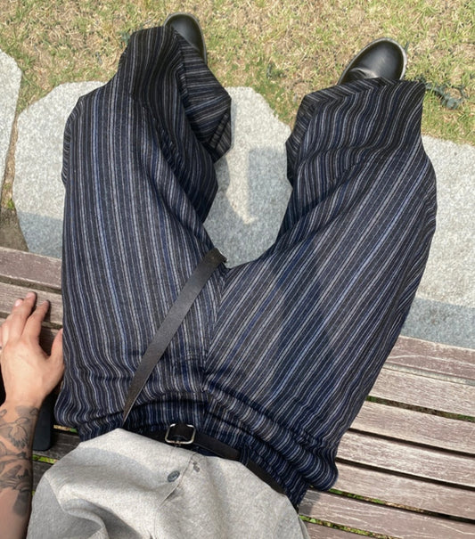 Unisex striped pants