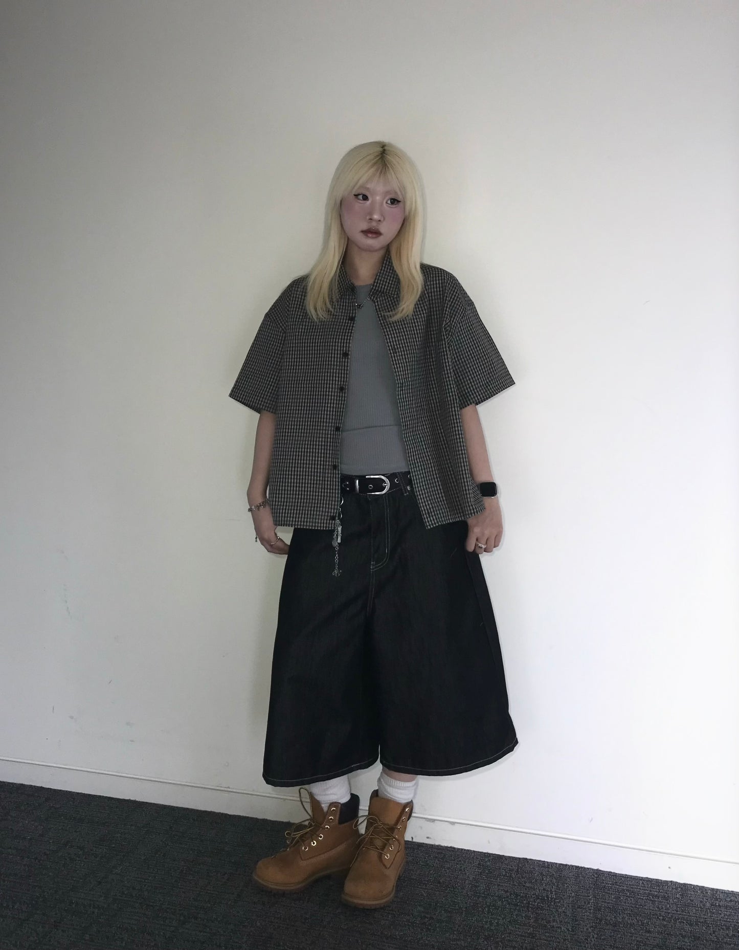 Unisex trendy crop shirt