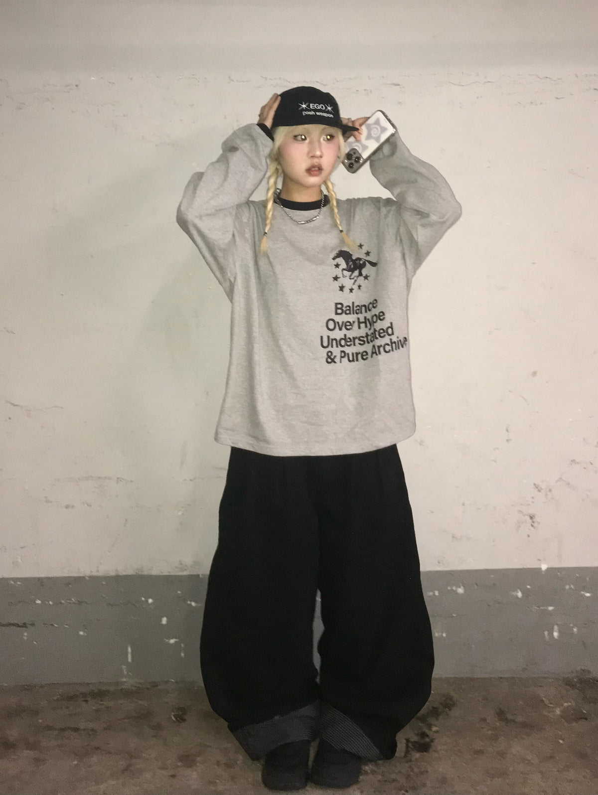 Unisex checked pants