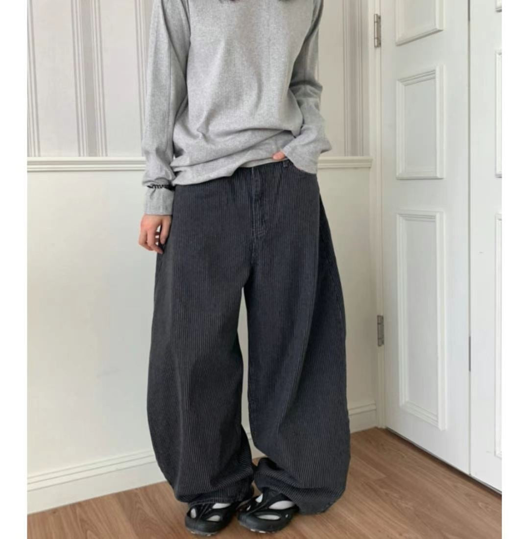 Unisex perfect striped pants