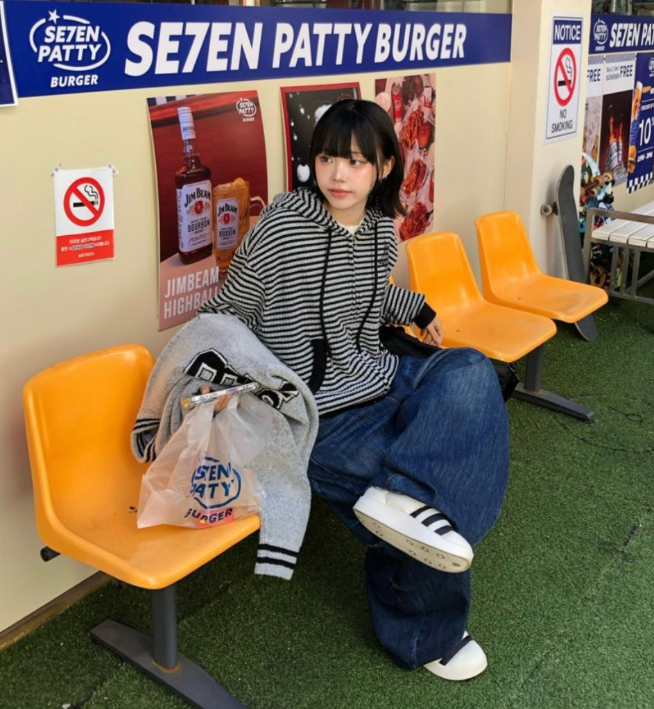 Unisex striped star jacket