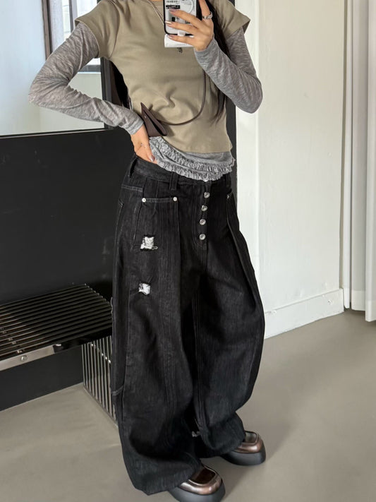 Unisex Buttonsss pants