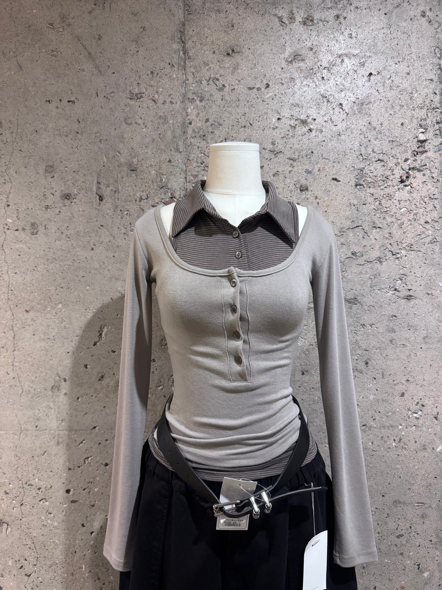 Striped cool layer top