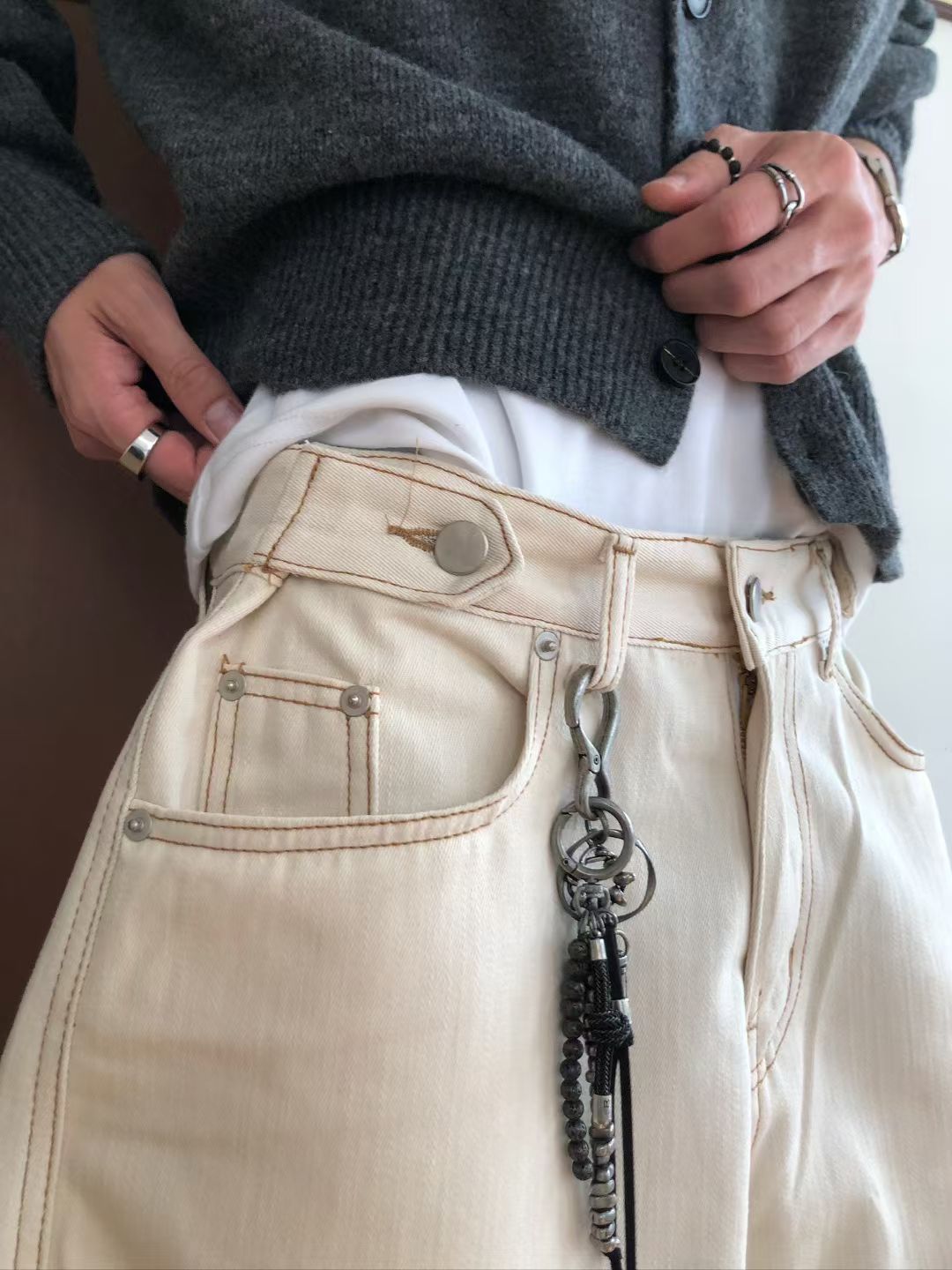 Must have!!明線super wide pants￼