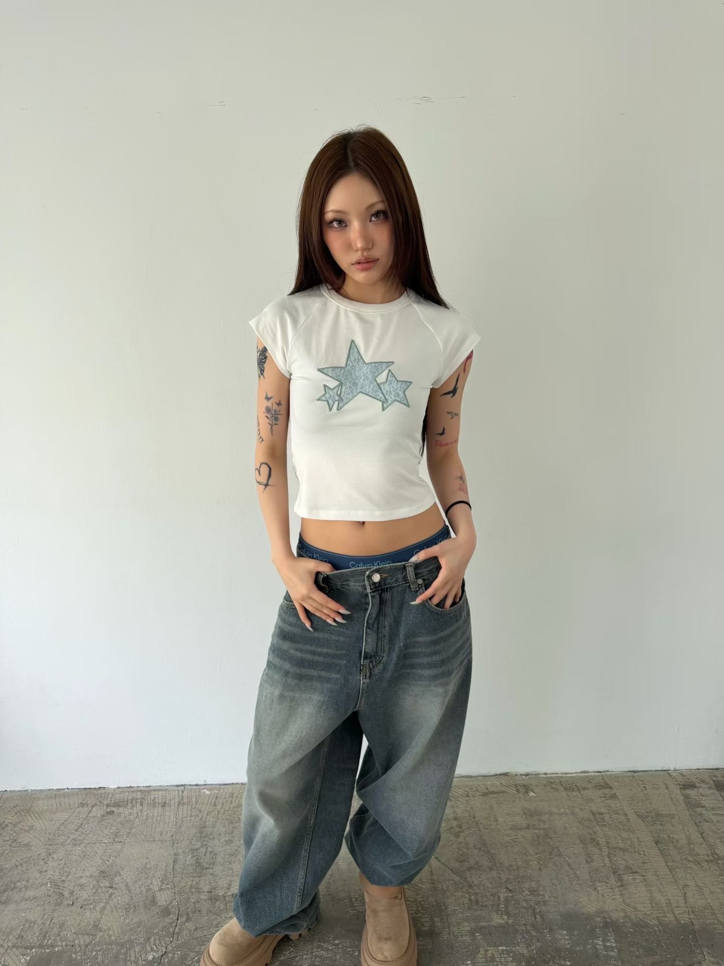 Star crop tee