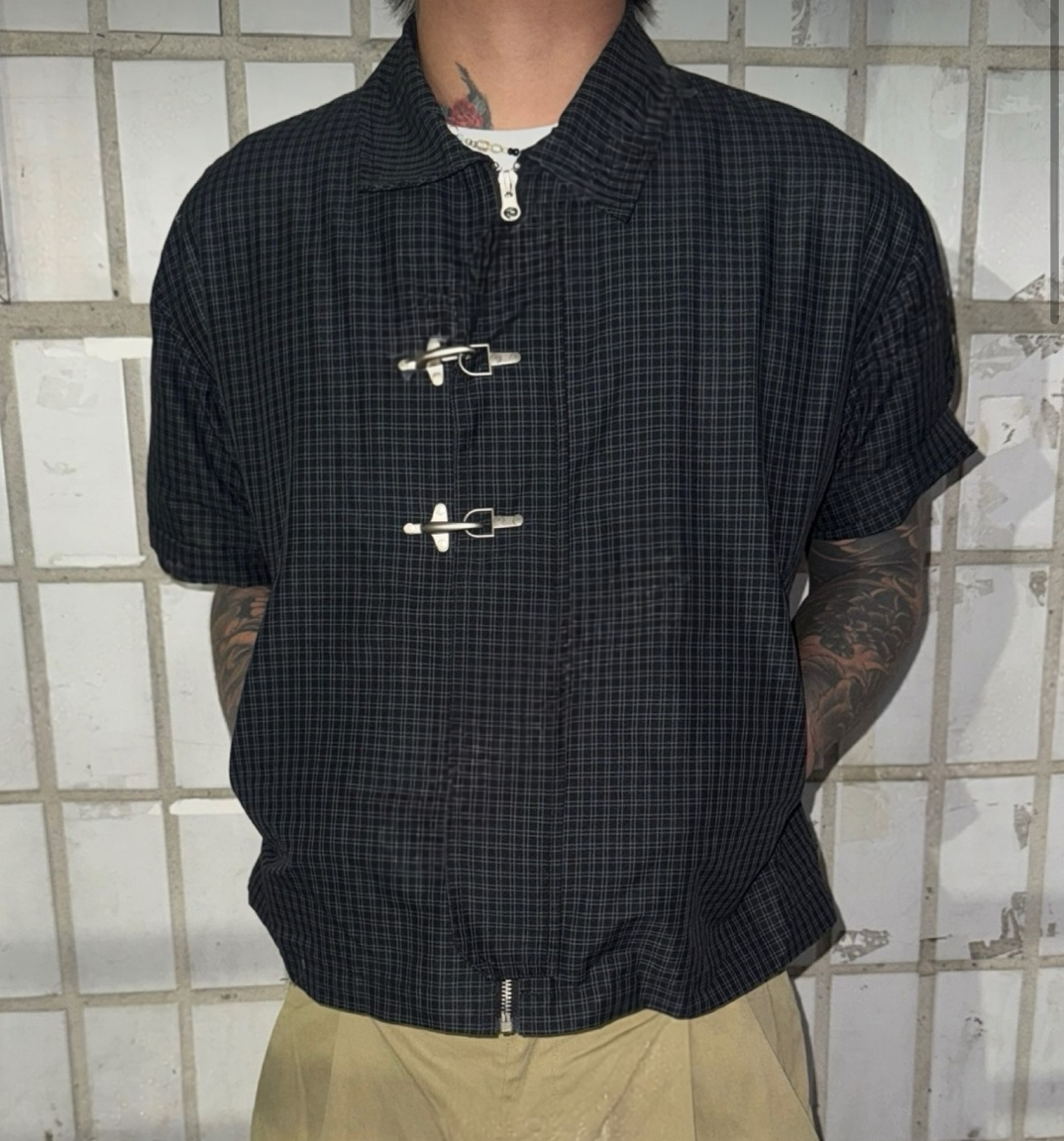 Special!!✨✨Unisex 短版消防扣恤衫￼