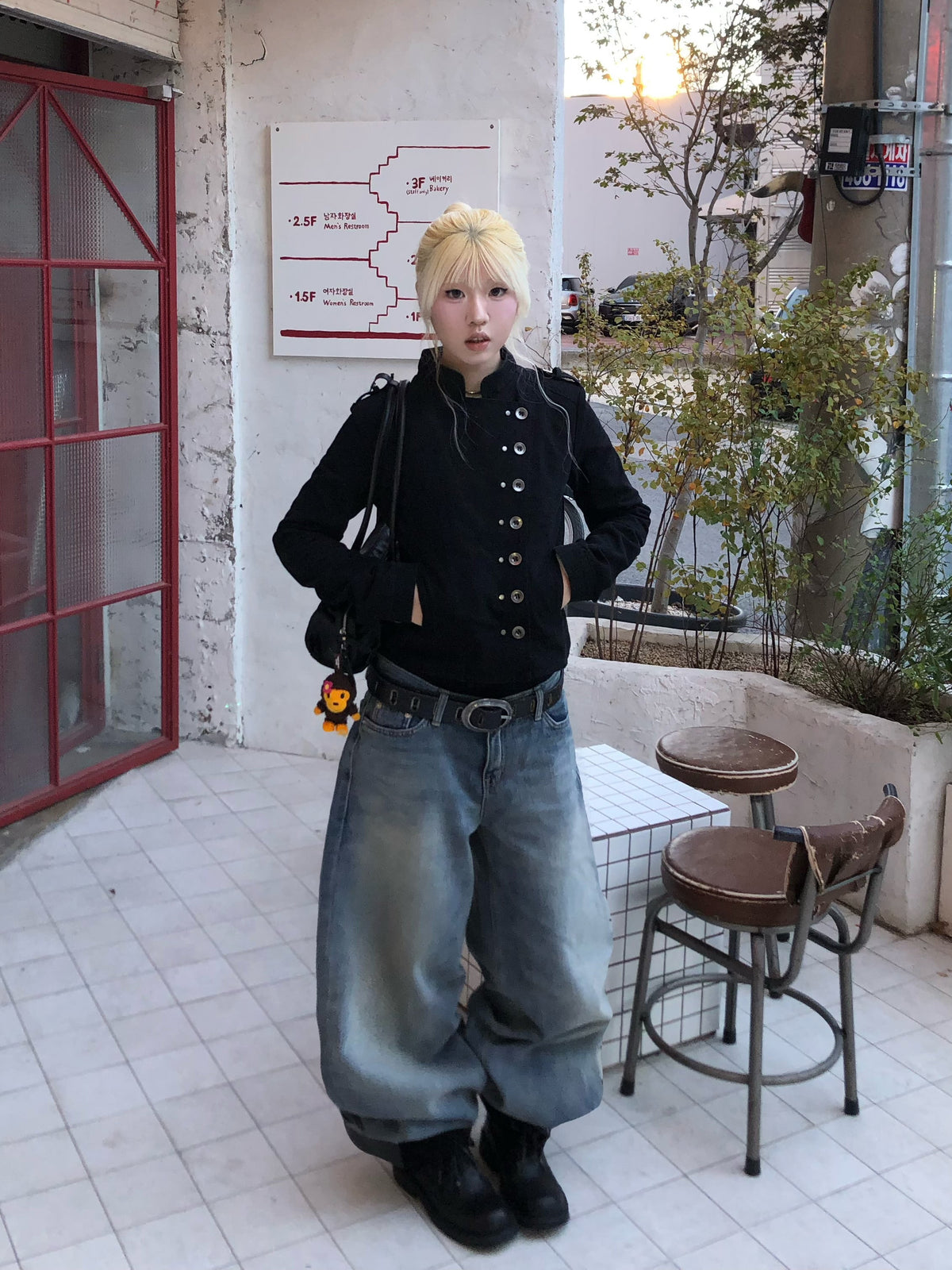 Unisex autumn classic denim pants