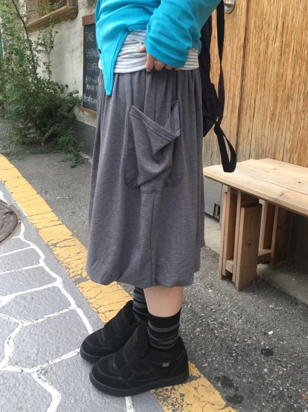 必入百搭泡泡中裙