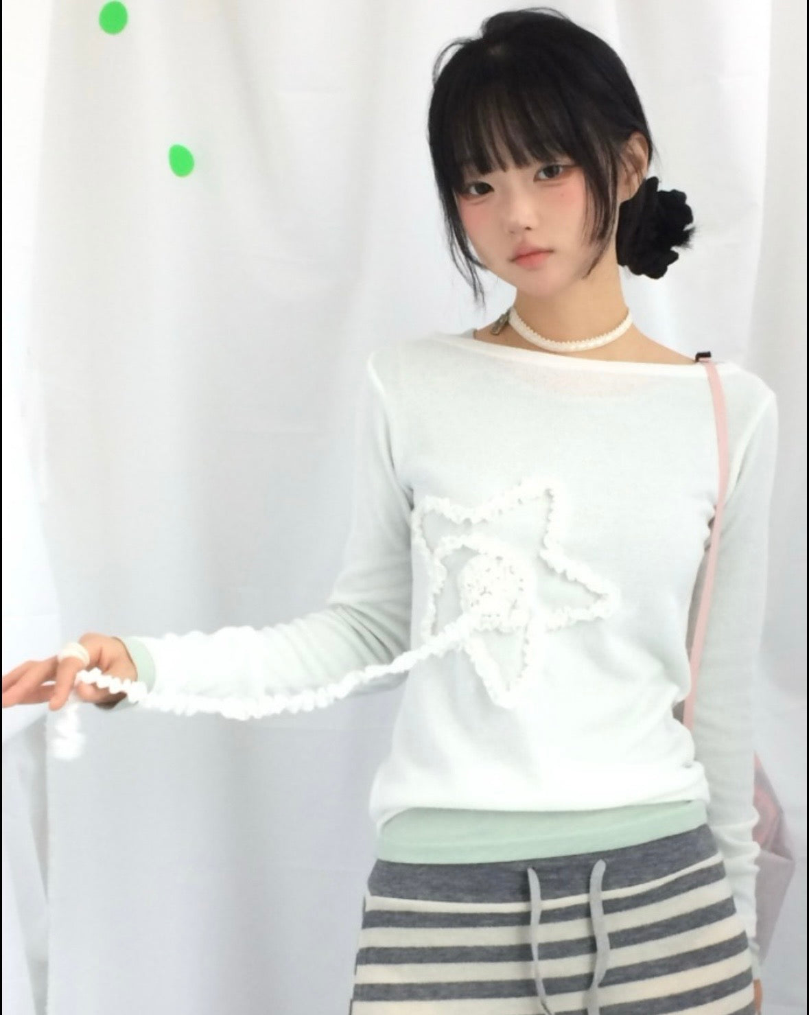 Star ruffle tee