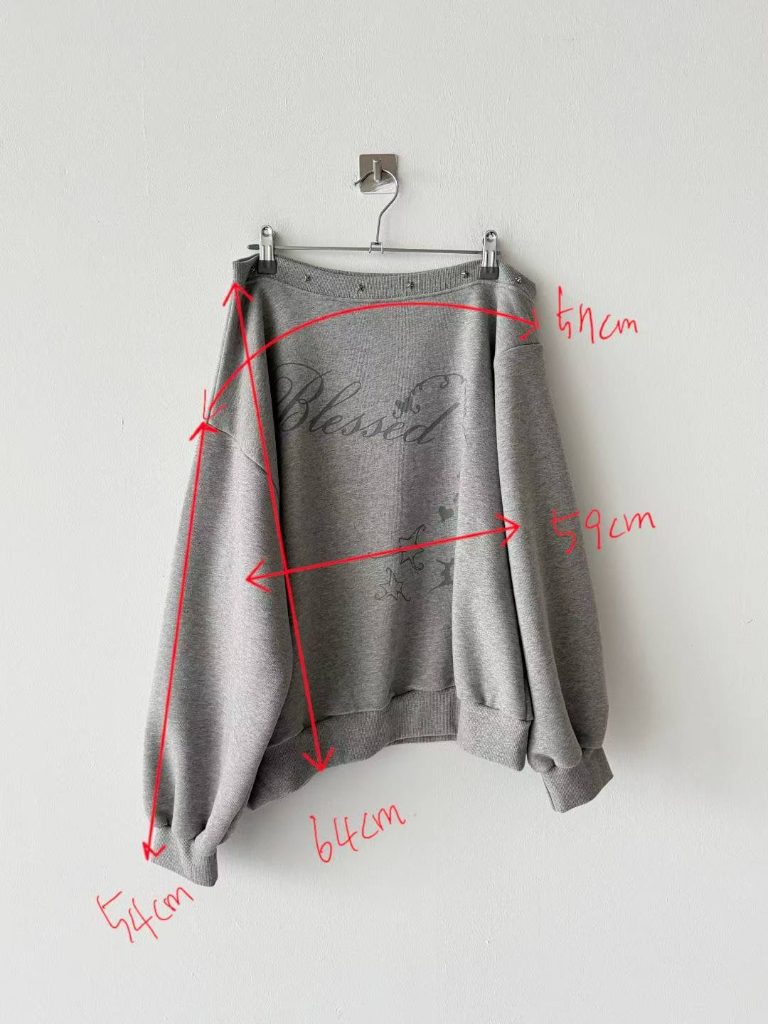 Off shoulder hoodie