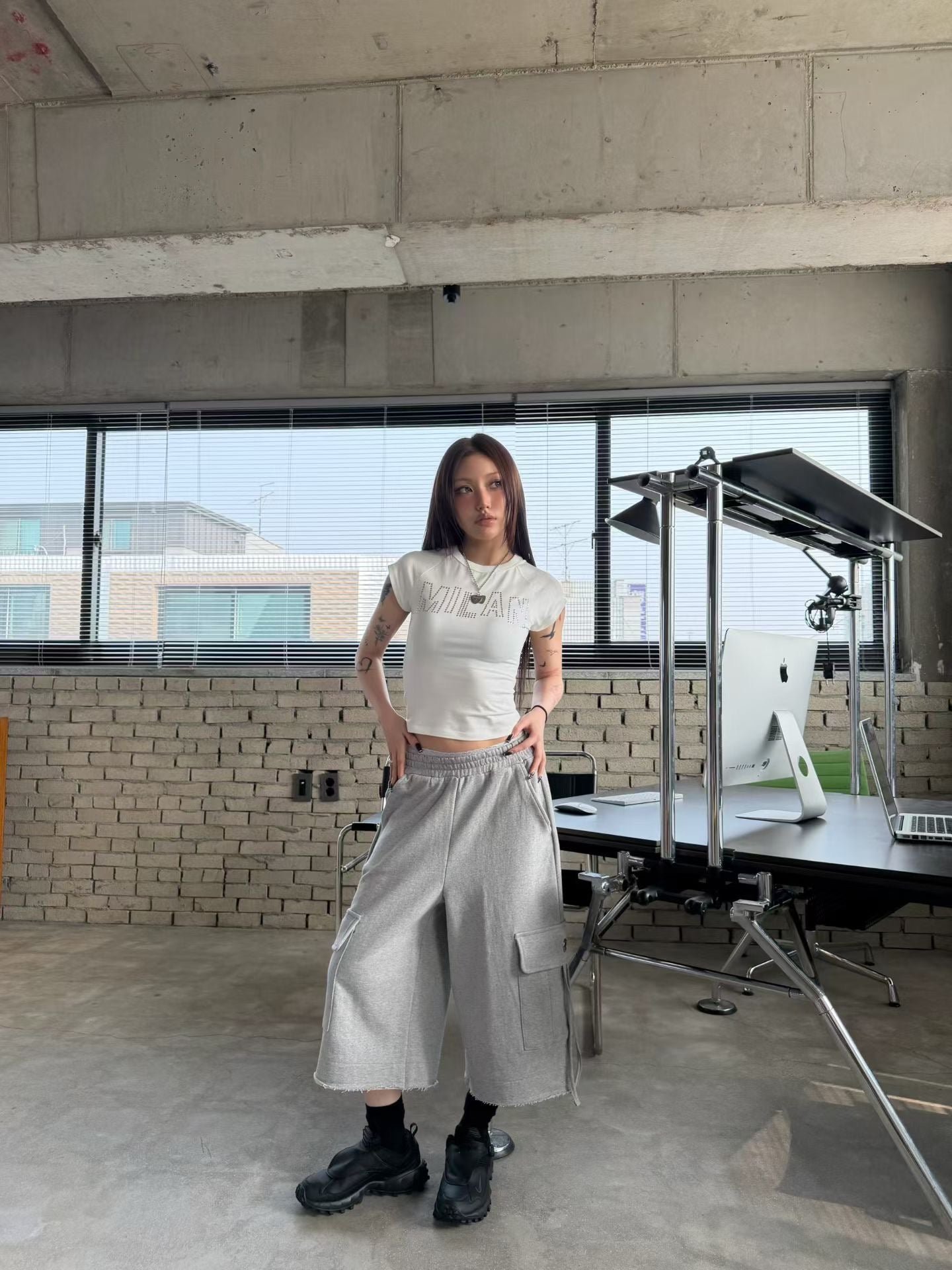 Fancy cotton shorts