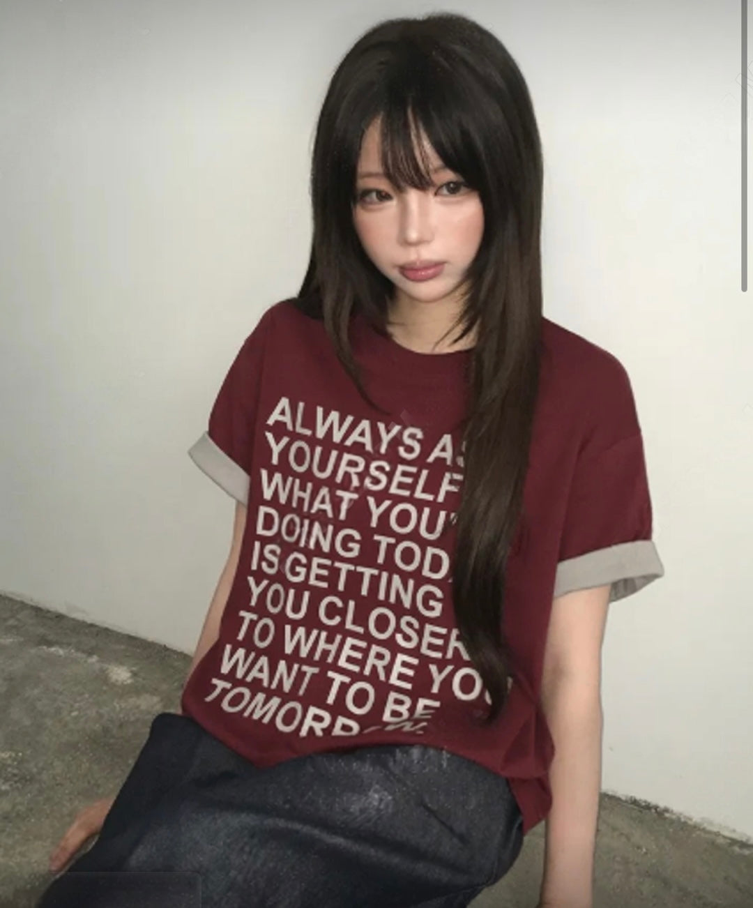 Unisex words tee