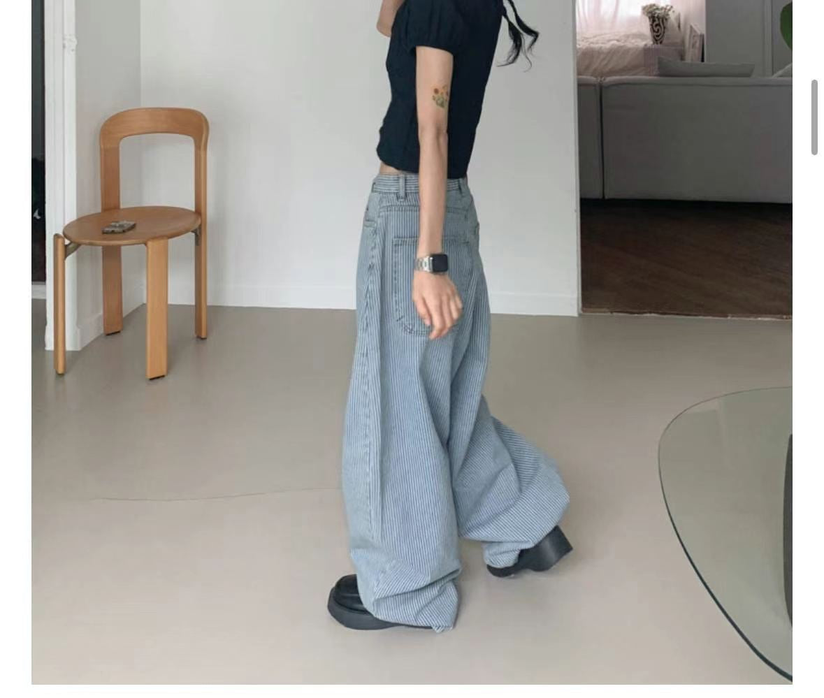 Unisex perfect striped pants