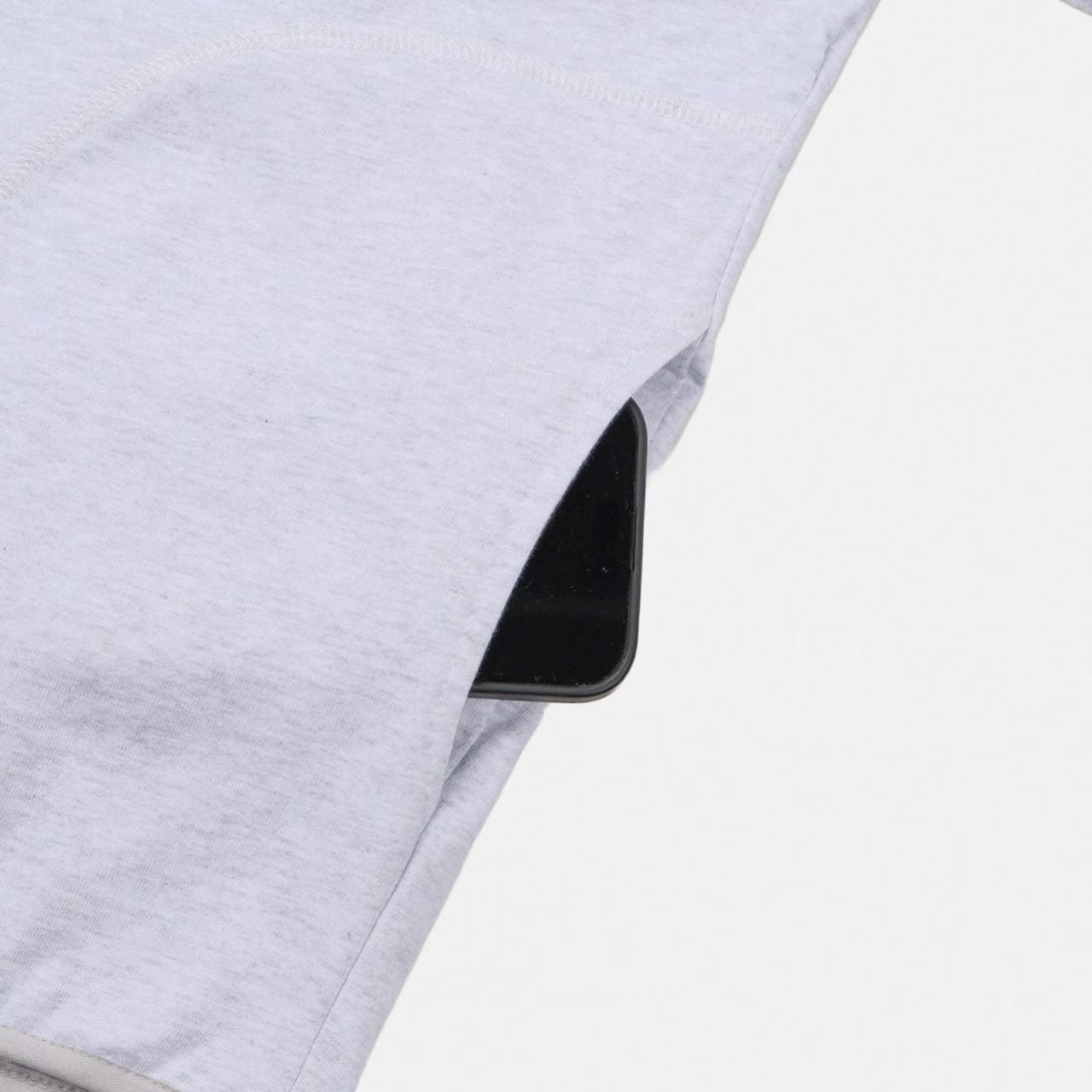 Unisex斜拉鍊hooded tee