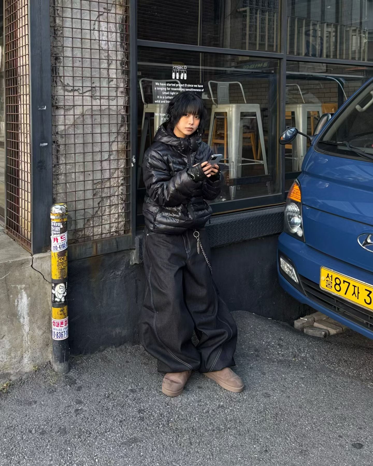 Must have!!明線super wide pants￼