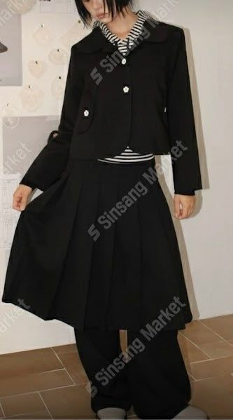 垂感棉質裙褲￼