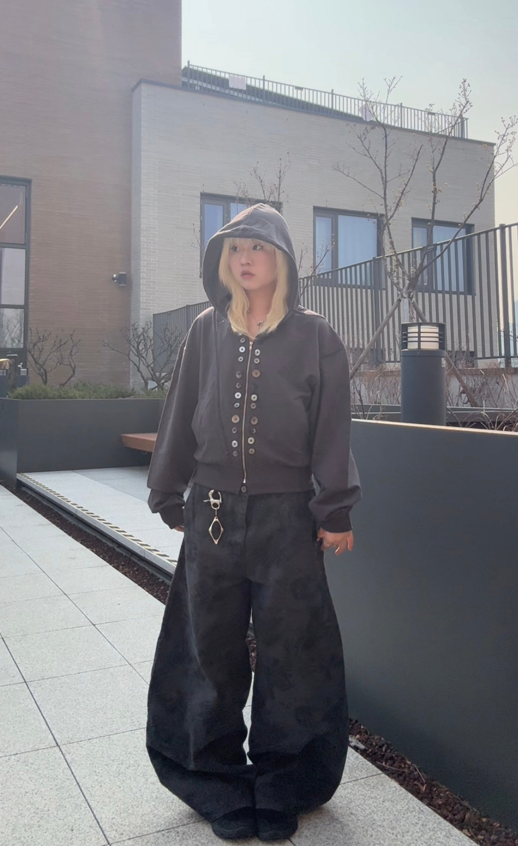 Special button jacket