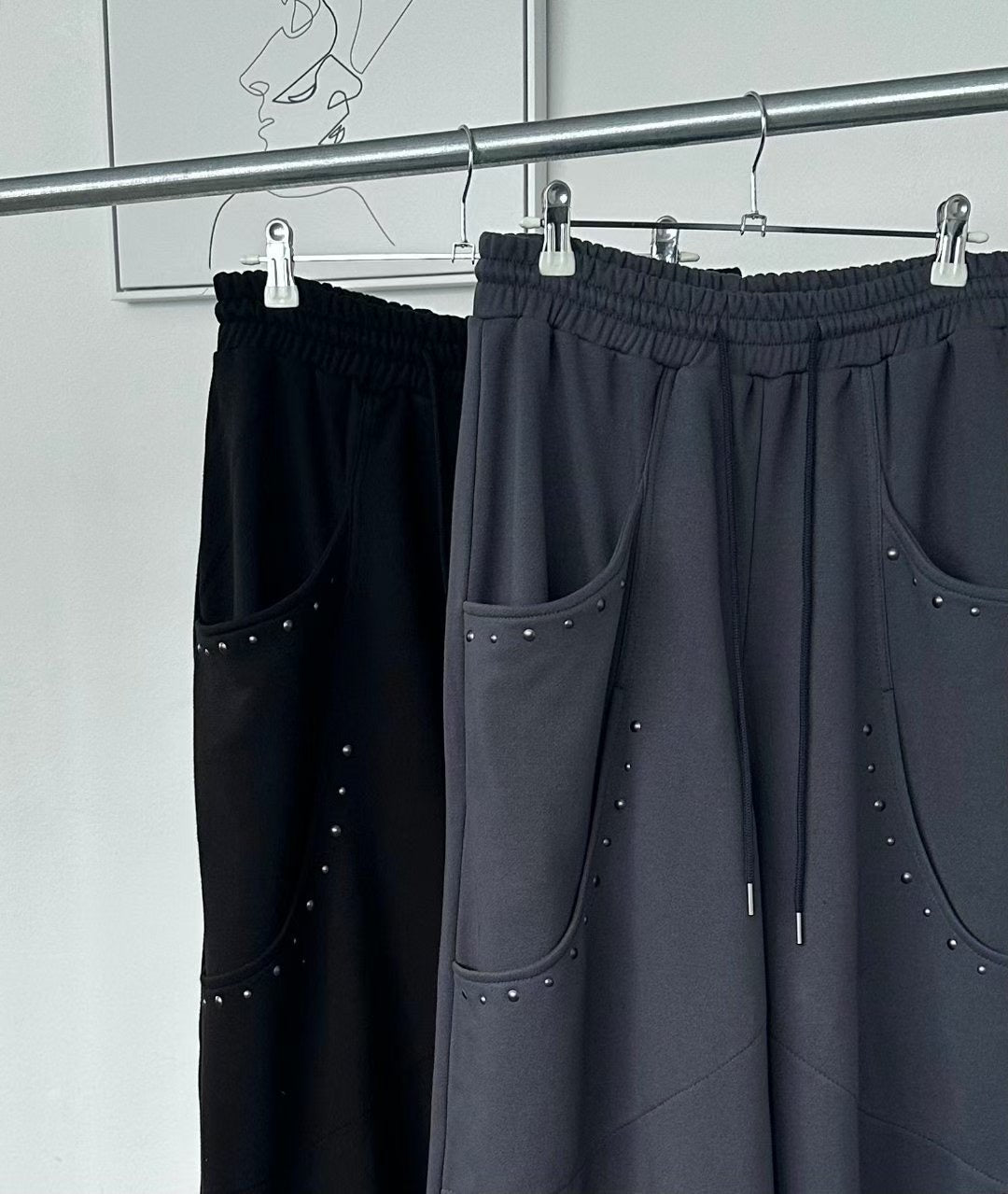 Cool pin cotton pants