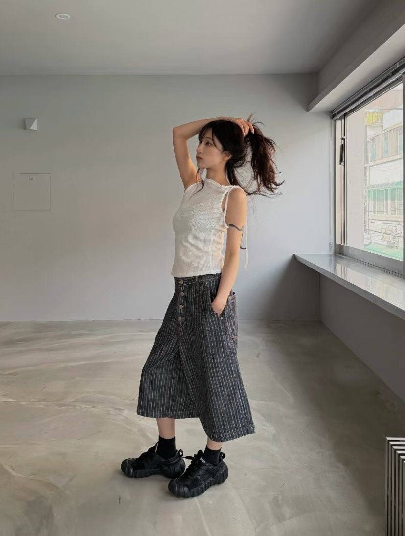 Unisex striped summer shirts
