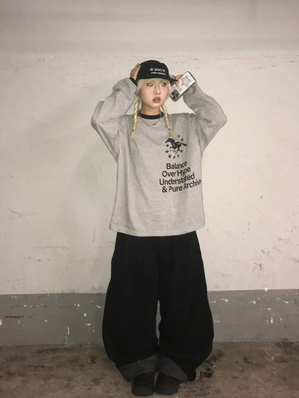 Unisex horse tee
