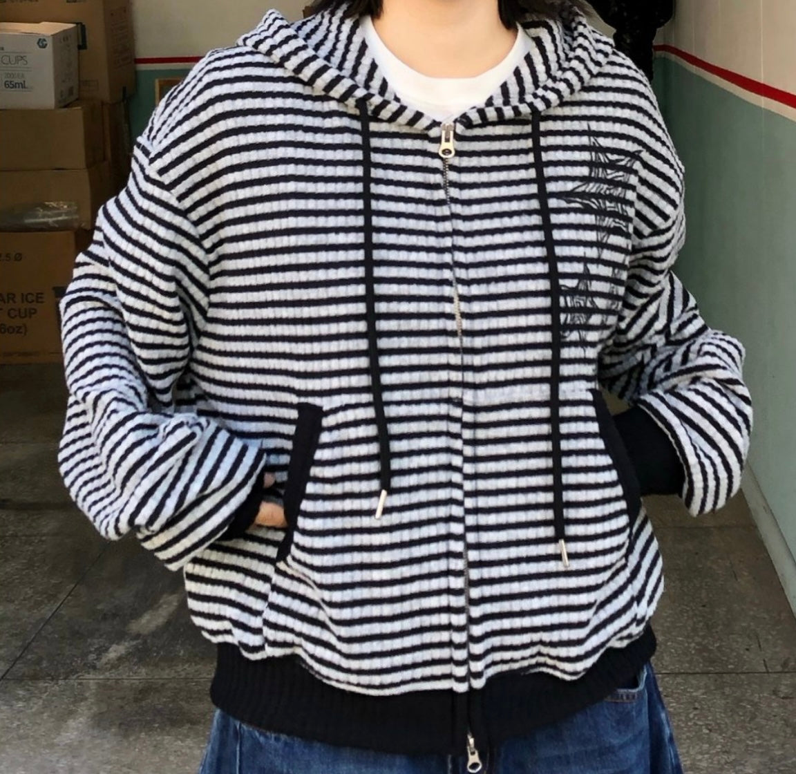 Unisex striped star jacket