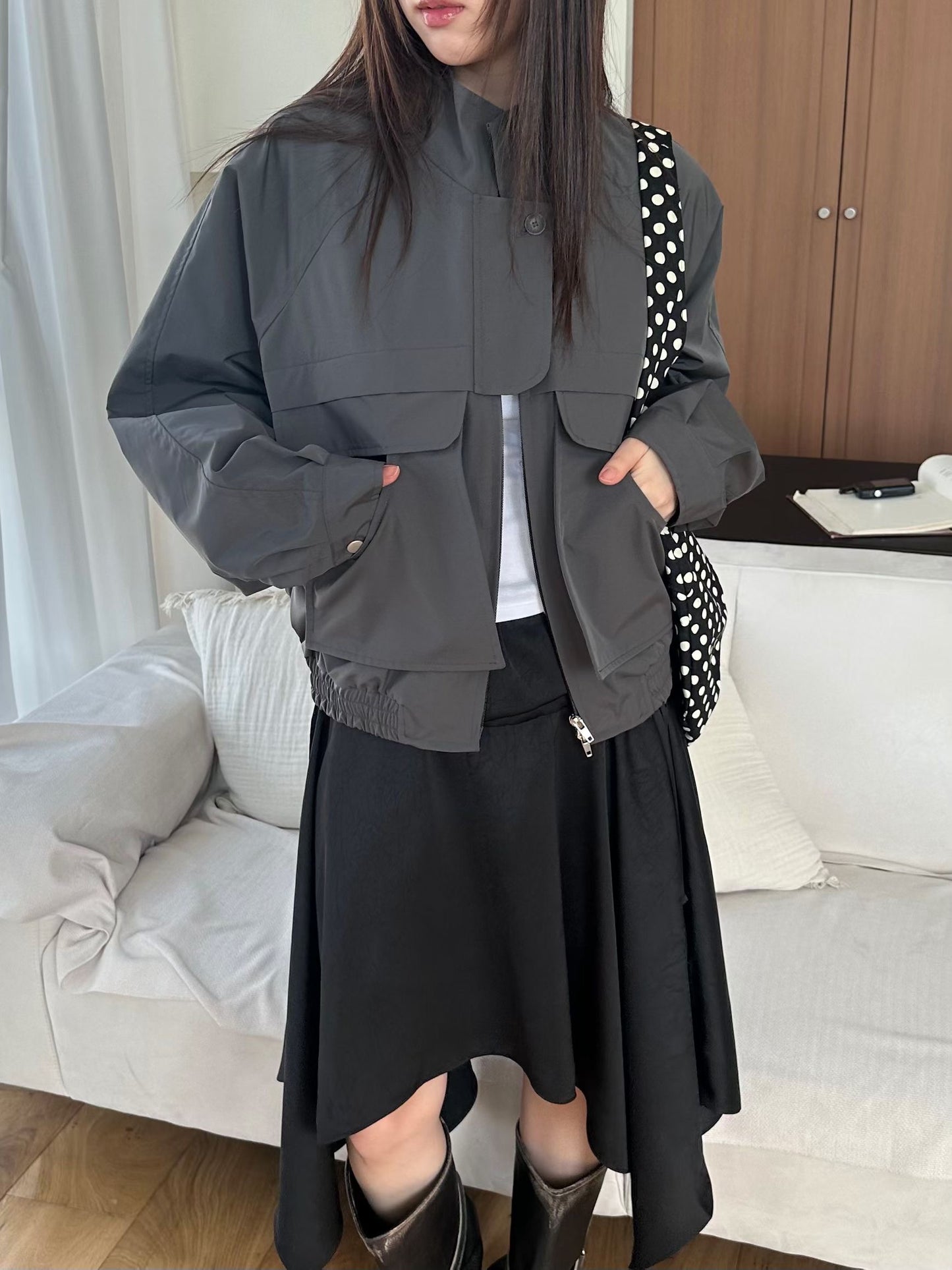 ￼ unregular layer skirt