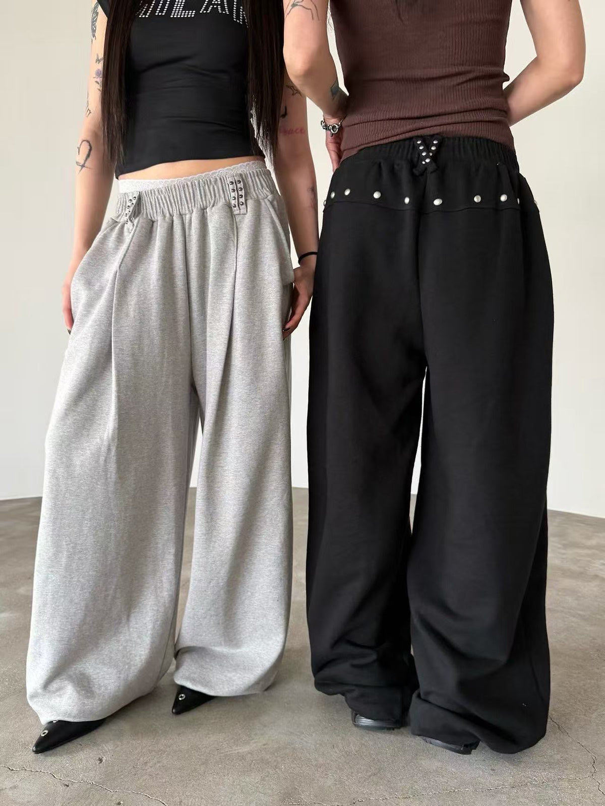 Pin cotton pants