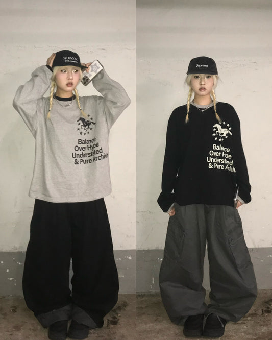 Unisex horse tee