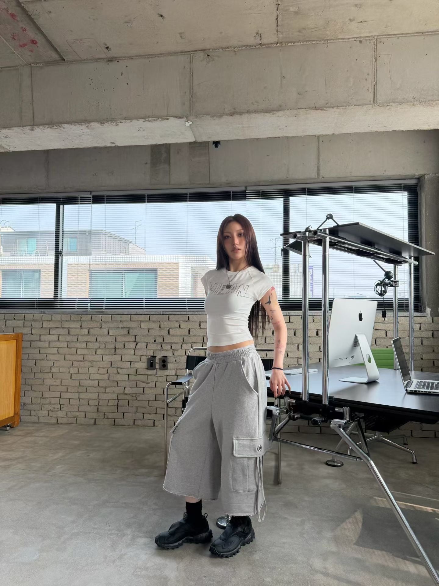 Fancy cotton shorts