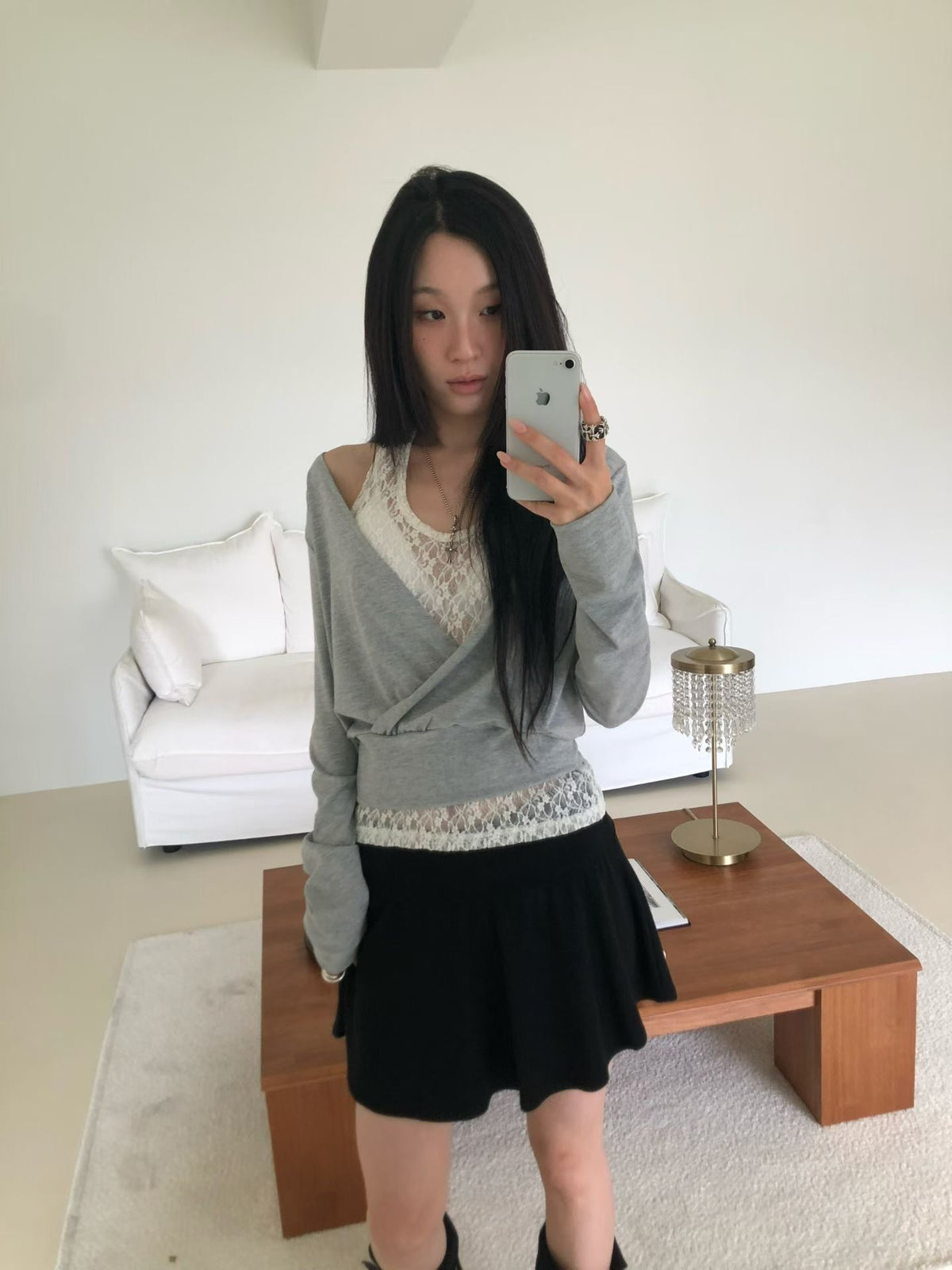 Autumn lace top set (可分拆)