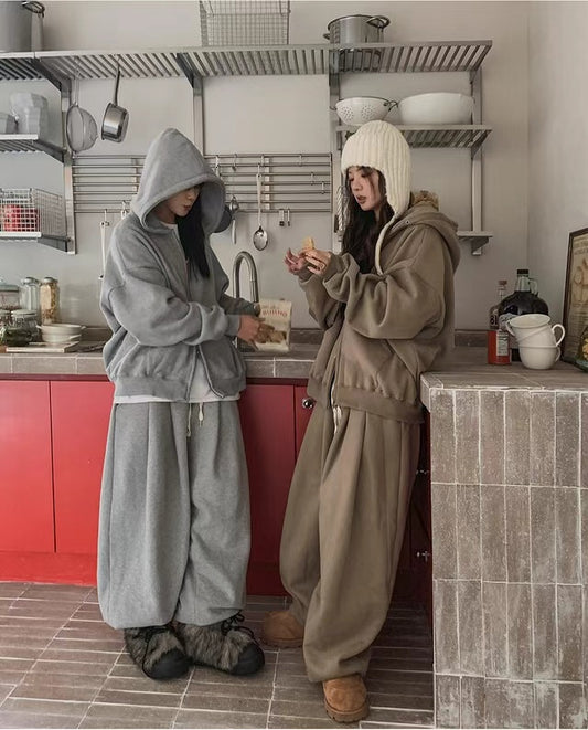 Unisex cotton set (pants +jacket)