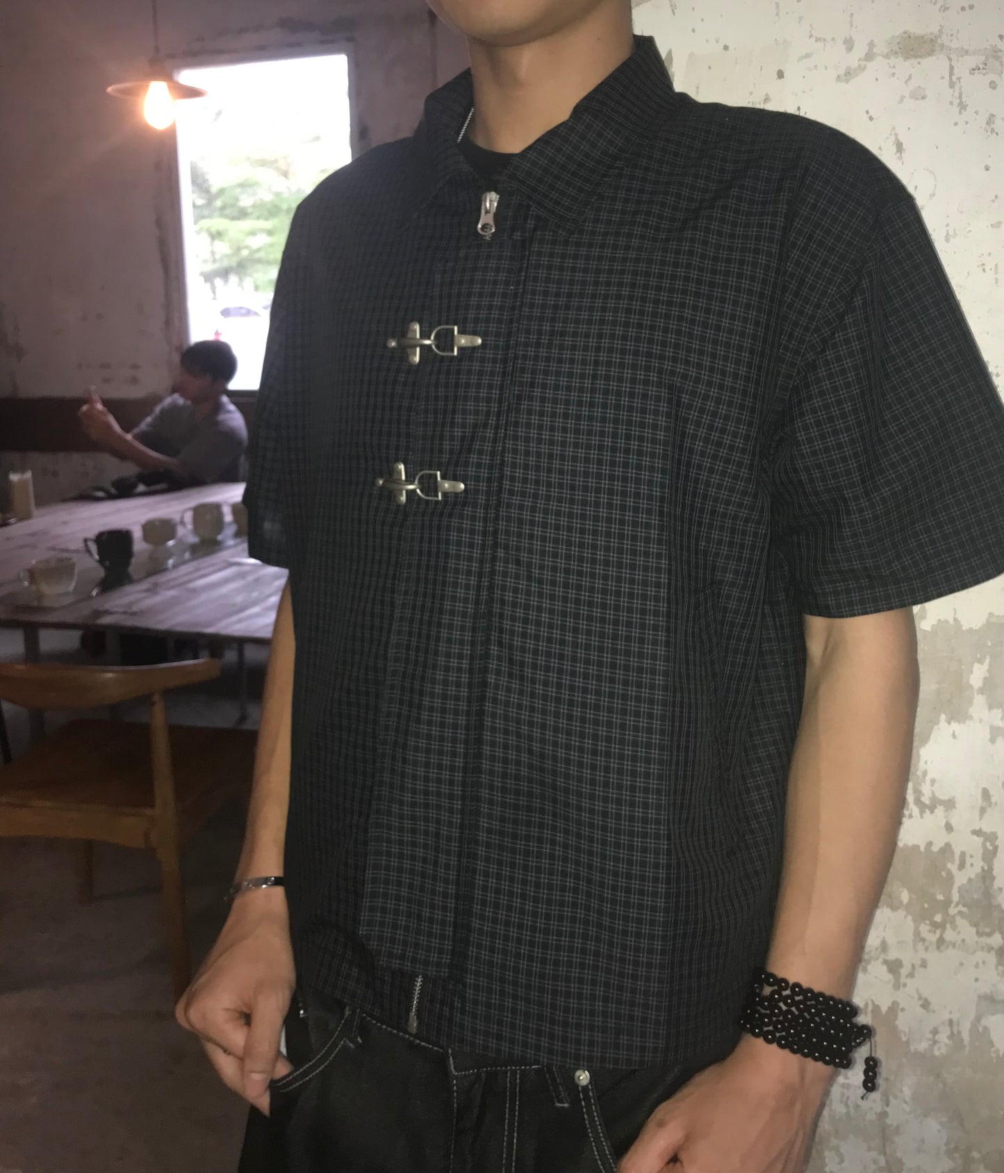 Special!!✨✨Unisex 短版消防扣恤衫￼