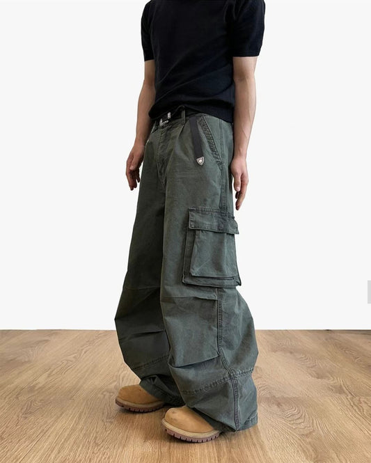 Unisex Special washed cargo pants