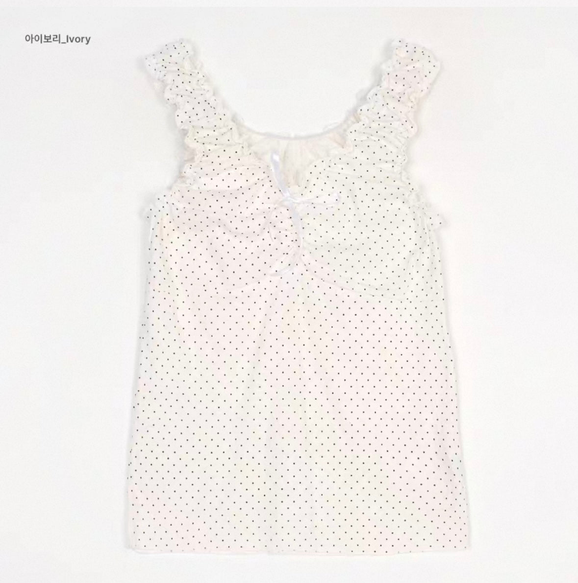 Pot ruffle ribbon tee