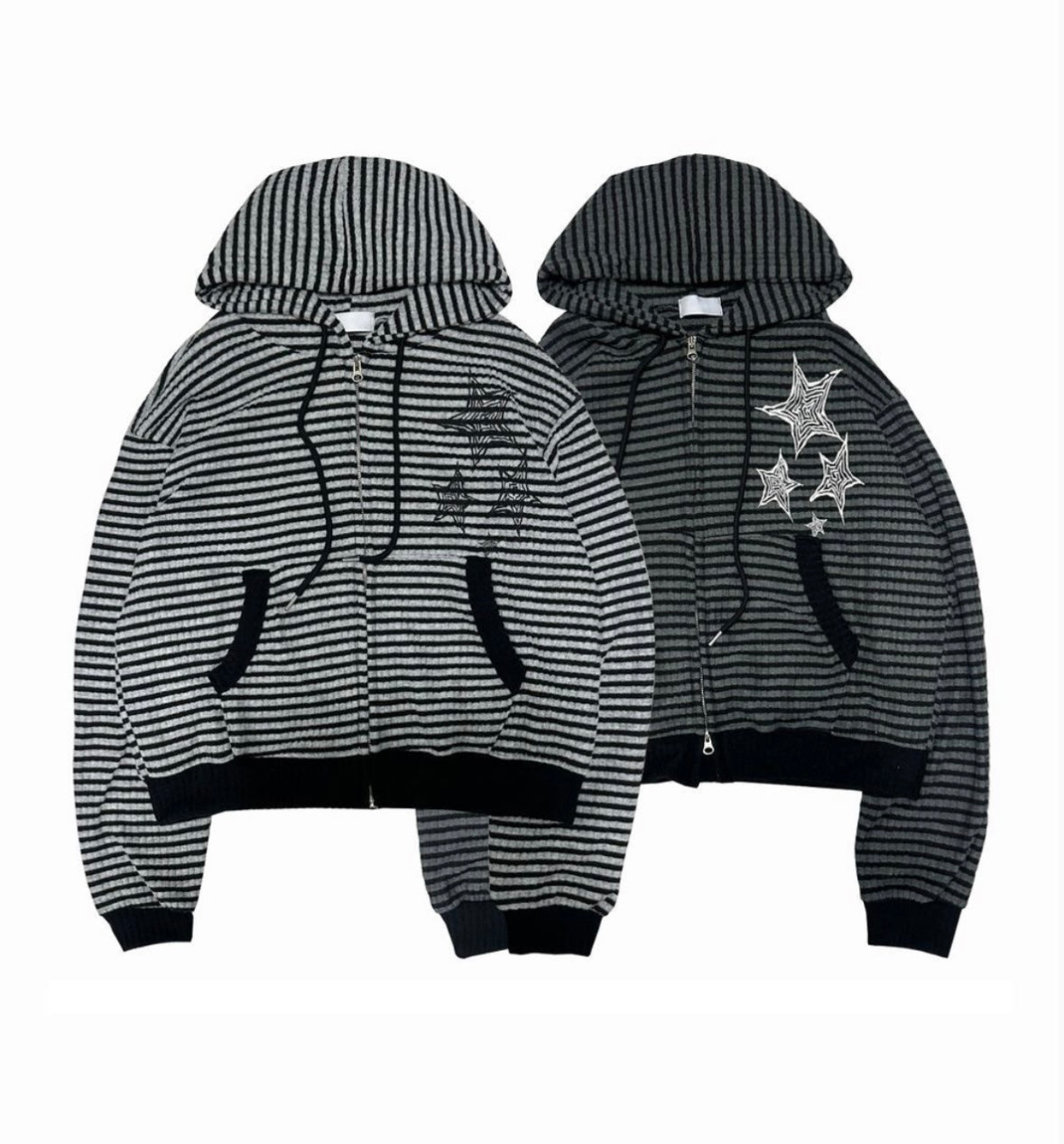 Unisex striped star jacket