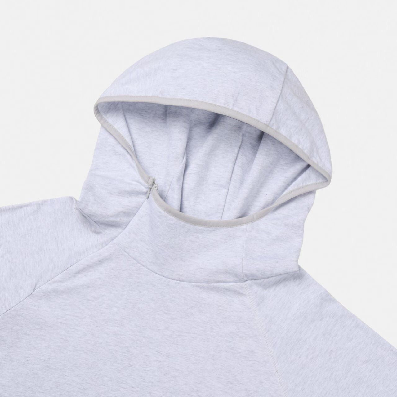 Unisex斜拉鍊hooded tee
