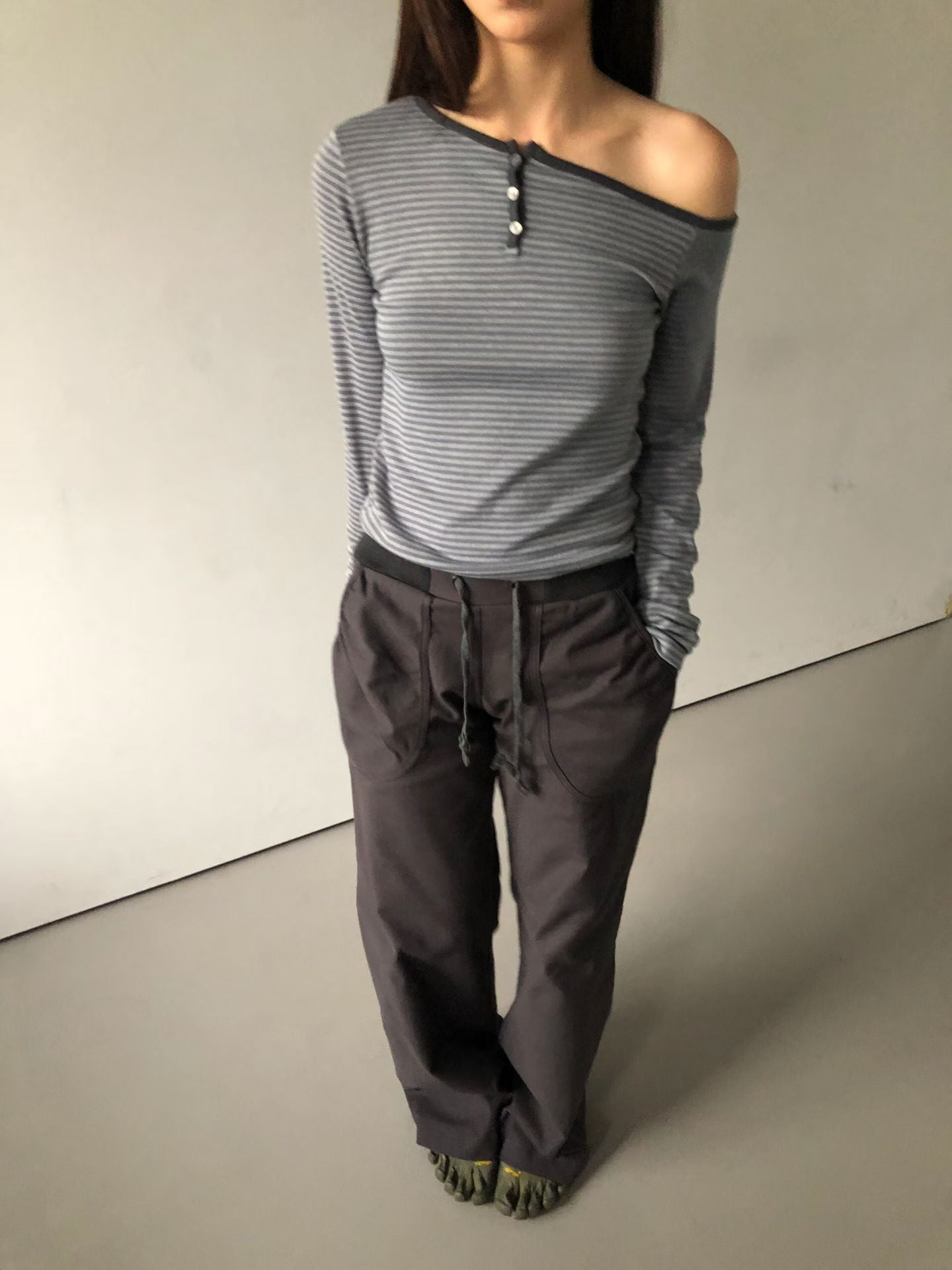 Striped Unregular tee