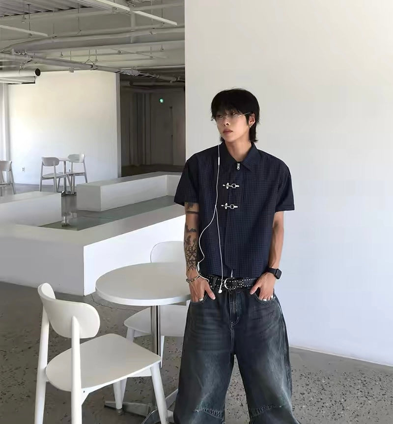 Special!!✨✨Unisex 短版消防扣恤衫￼