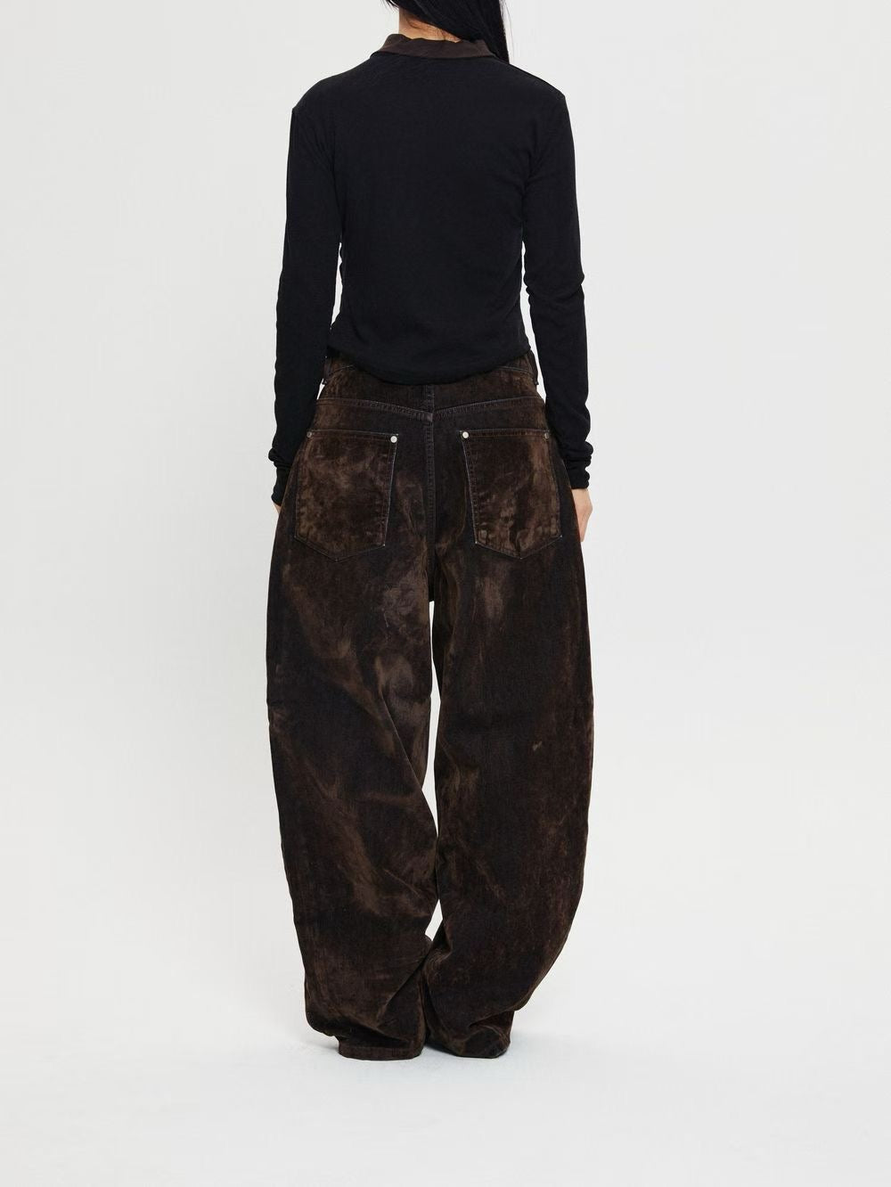 Unisex絲絨牛仔褲￼