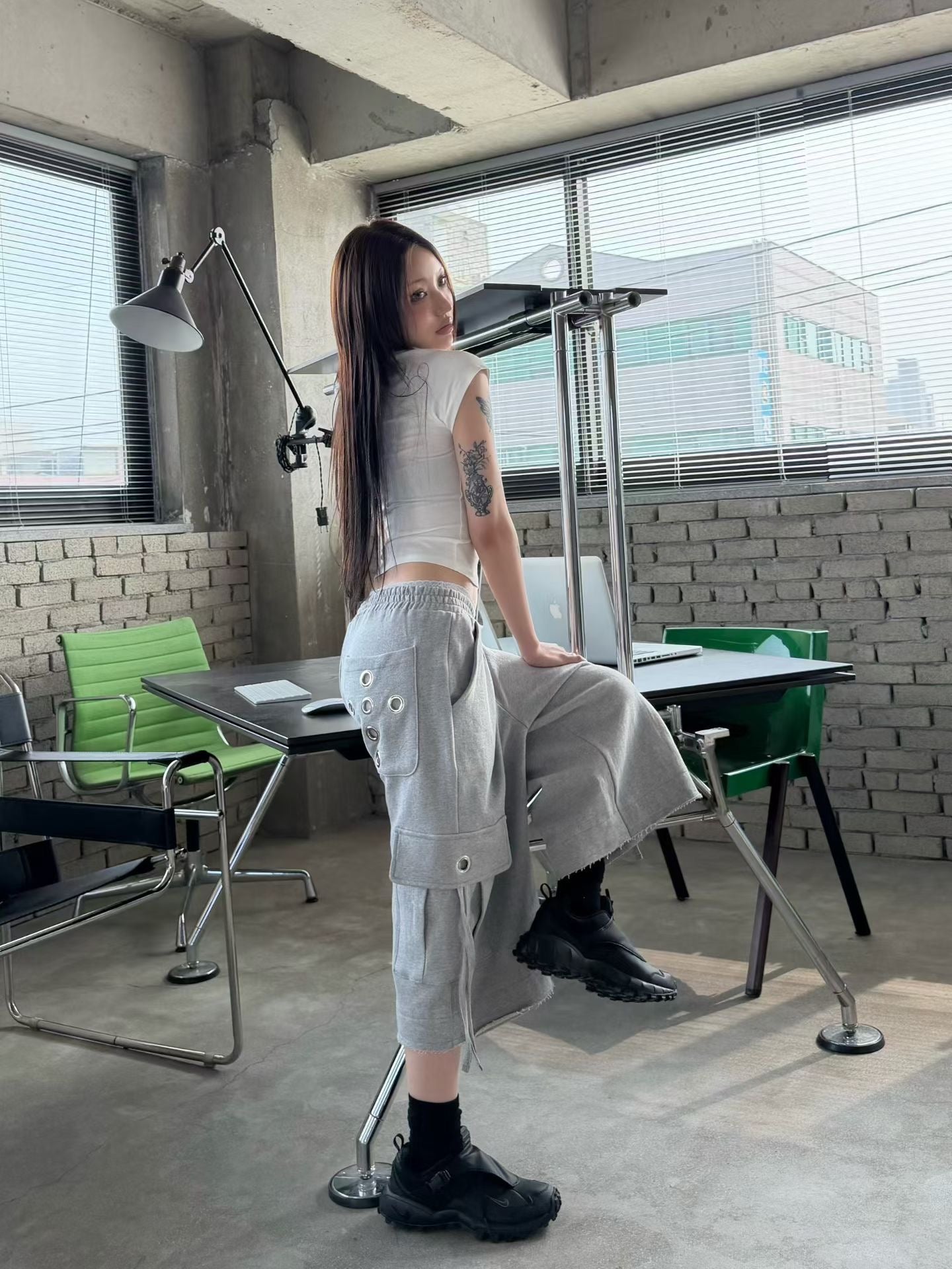 Fancy cotton shorts