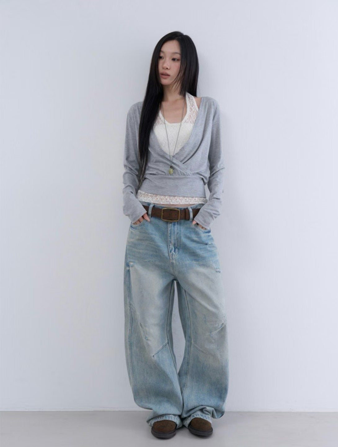 Autumn lace top set (可分拆)