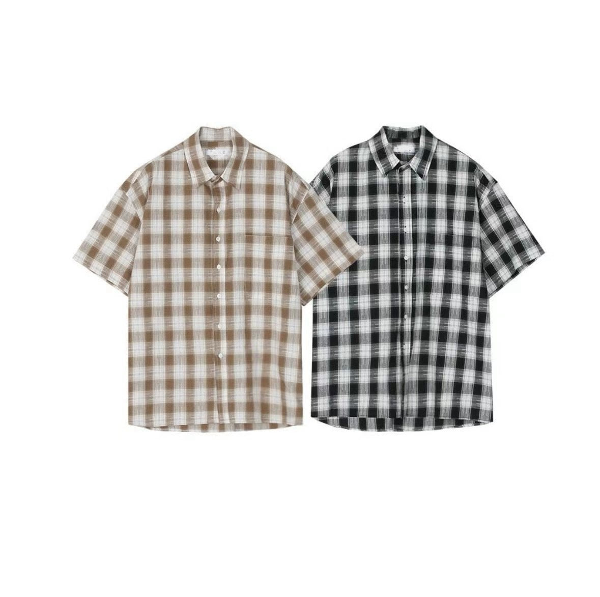 Unisex checked shirt