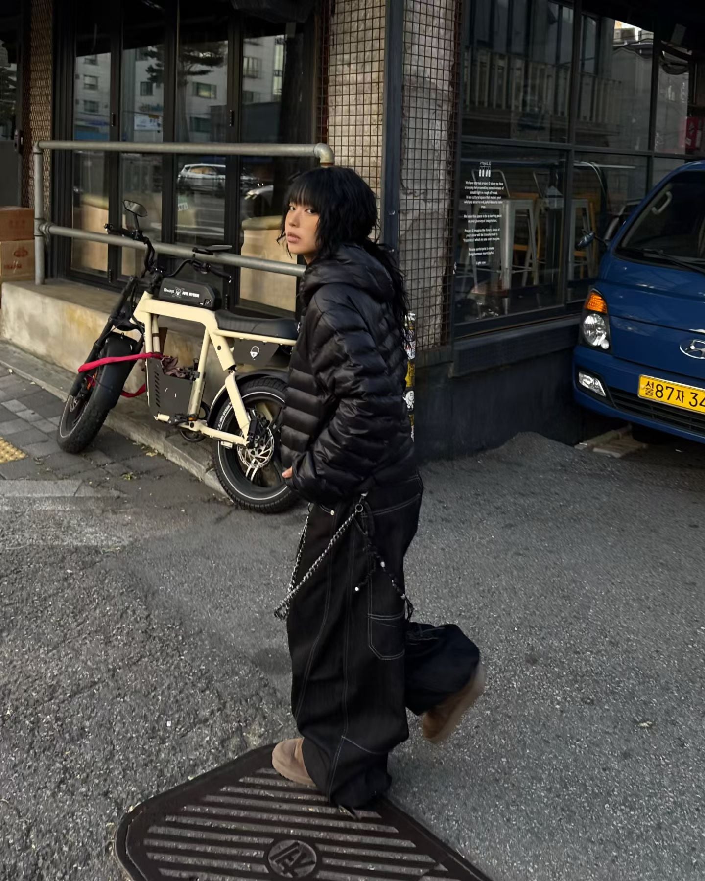 Must have!!明線super wide pants￼